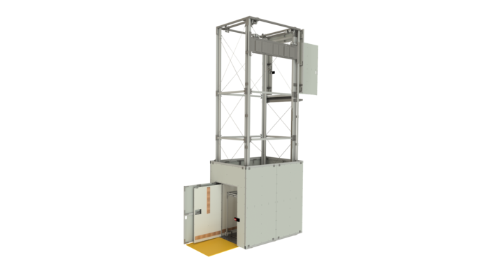 Mezzanine elevator for dies and printing plates