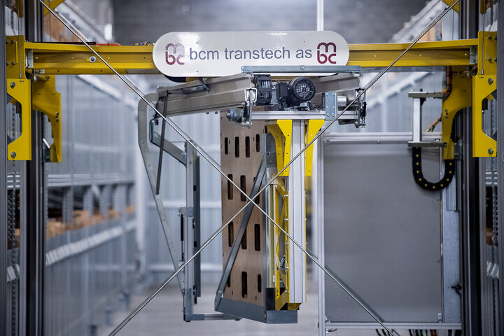 bcm flexible packaging storage solution at one of bcm customers 