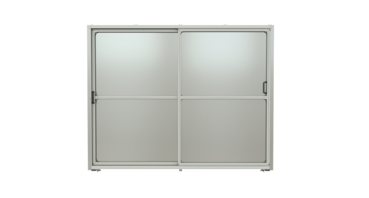 front view of  cabinet for printing plates for UV protection with closed door