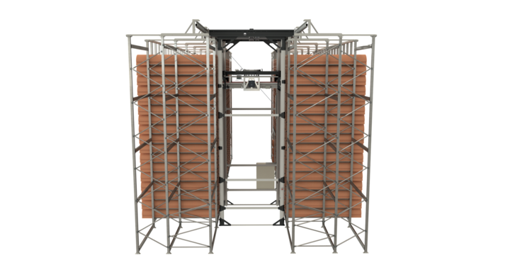 full-automatic double rack storage solution for rotary dies 