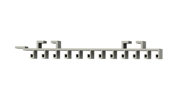 KLR12 bcm designed profile for 12 printing plates / flexo stereos