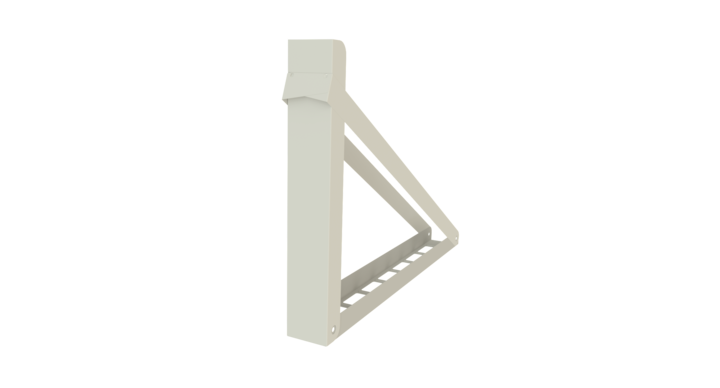 end view picture of a bcm foldable cassette for flat bed dies 