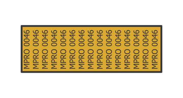 numbersign that gives a perfect overview in the storage.