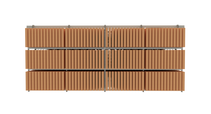 side view of semi-automatic double rack solution for flatbed dies and rotary dies showing the side with flatbed dies