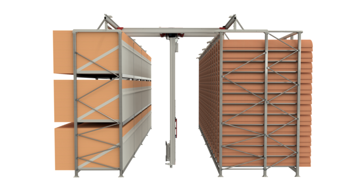 semi-automatic double rack solution for flatbed dies and rotary dies 