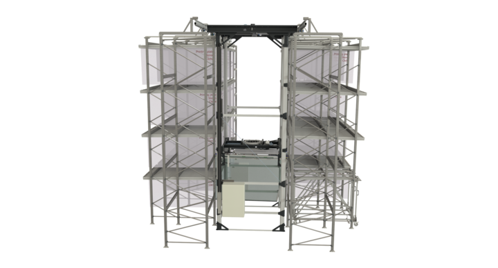 full-automatic double rack storage solution for printing plates 