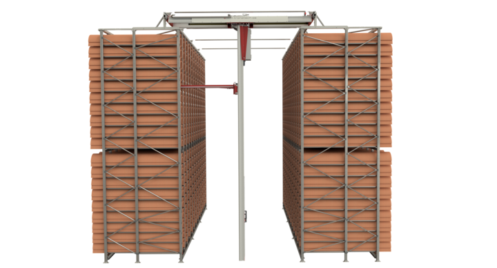 semi-automatic double rack solution for rotary dies 